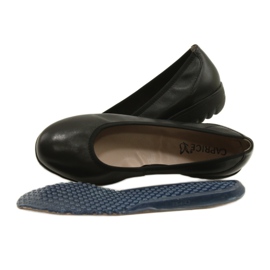 Caprice Ballerine Nappa Noire 9-22161-28 8