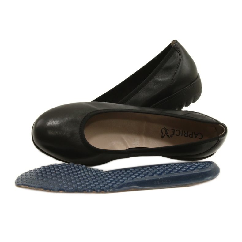 Caprice Ballerine Nappa Noire 9-22161-28 8