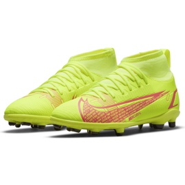 Nike Mercurial Superfly 8 Club Mg Jr CV0790-760 chaussures de football vert vert 1