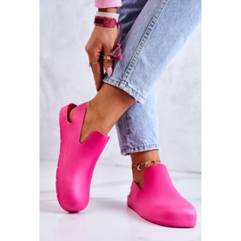 FS1 Sabots Caoutchouc Tendance Fuchsia Meriko rose 3