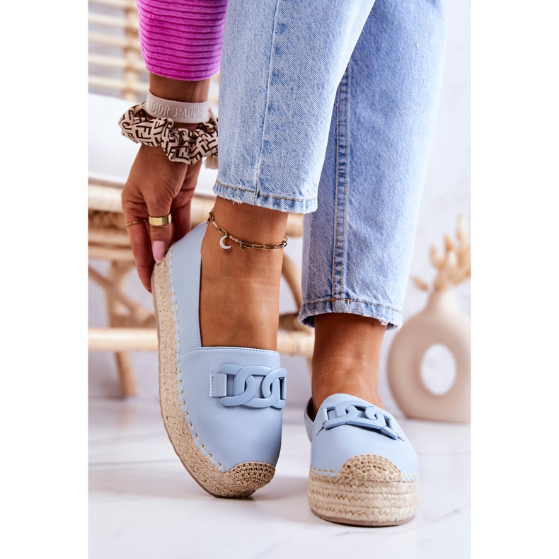 FB2 Espadrilles classiques sur la plate-forme Blue Julianne bleu 2