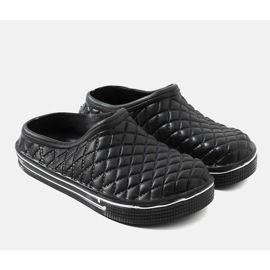 Tongs homme Caltare noires le noir 1