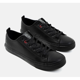 Baskets pour hommes Big Star noires JJ174005 le noir 1 Baskets pour hommes Big Star noires JJ174005 le noir 1