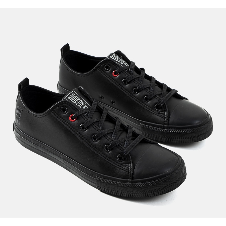 Baskets pour hommes Big Star noires JJ174005 le noir 1 Baskets pour hommes Big Star noires JJ174005 le noir 1
