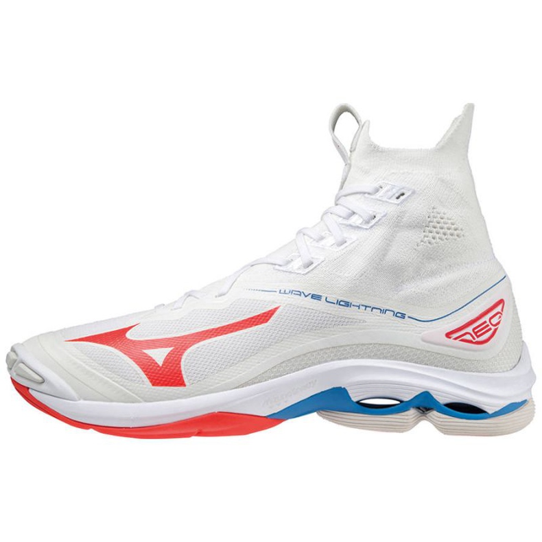 Chaussures indoor Mizuno Wave Lightning Neo M V1GA200225 blanche blanche 1