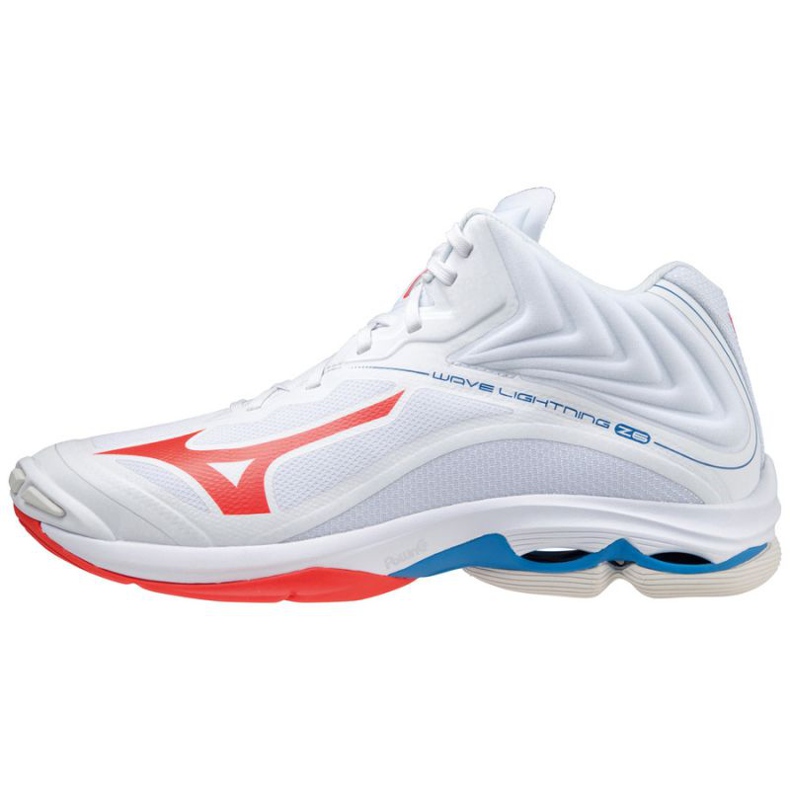 Chaussures indoor Mizuno Wave Lightning Z6 Mid V1GA200525 blanche blanche 1