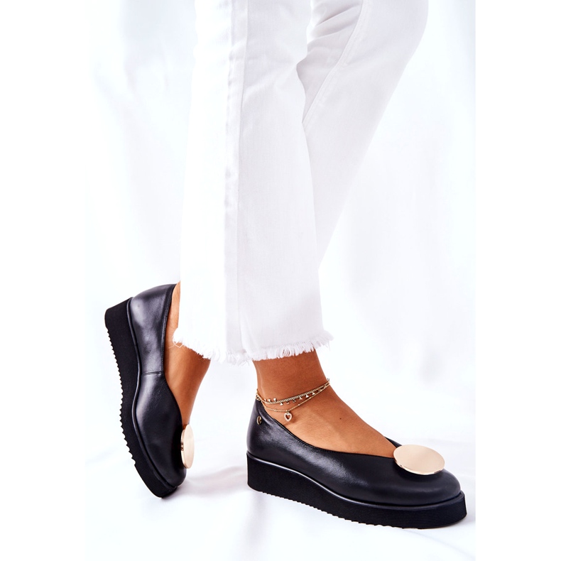 Ballerines Sur La Plateforme Maciejka Noir 5315B-01 le noir 1