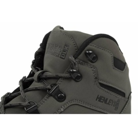 HENLEYS Bottes Travis M 418 Anthracite gris vert 5