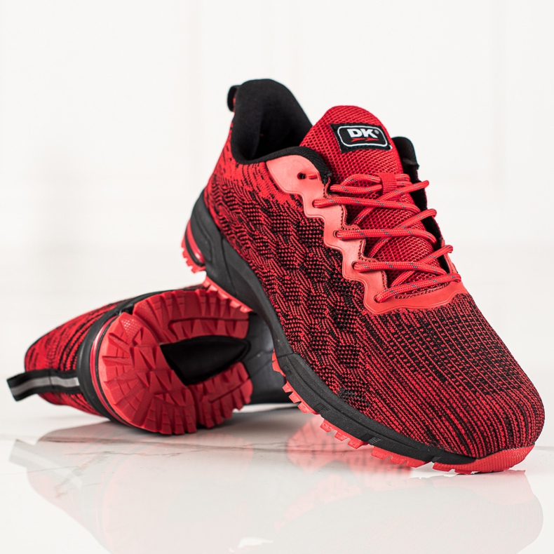 Chaussures homme DK noir rouge 2