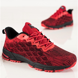 Chaussures homme DK noir rouge 1