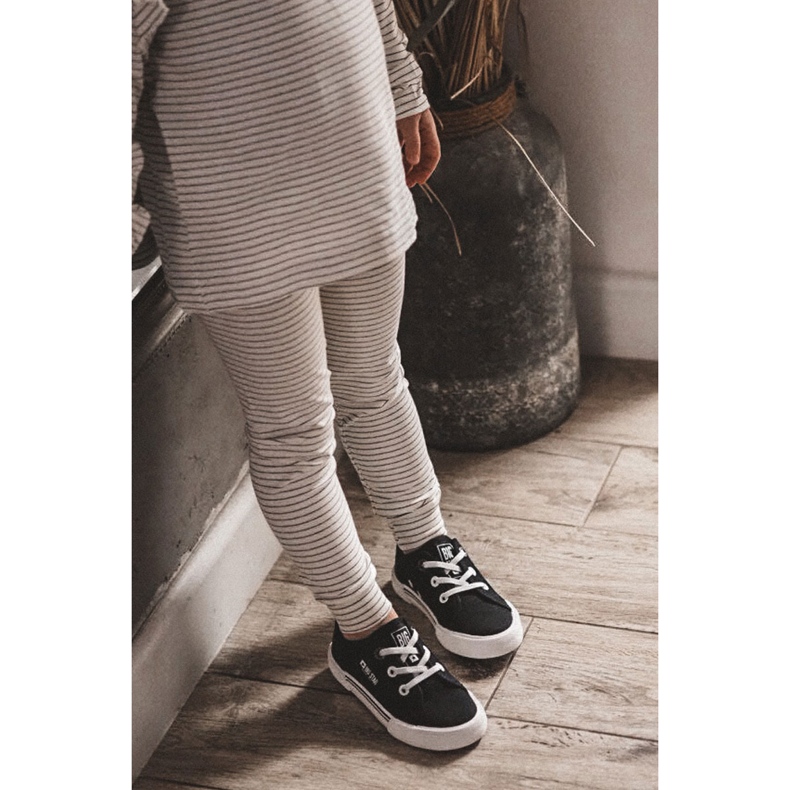 Baskets à enfiler noires Big Star JJ374169 le noir 2