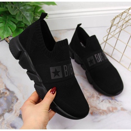 Chaussures de sport à enfiler Big Star W JJ274296 noir 1