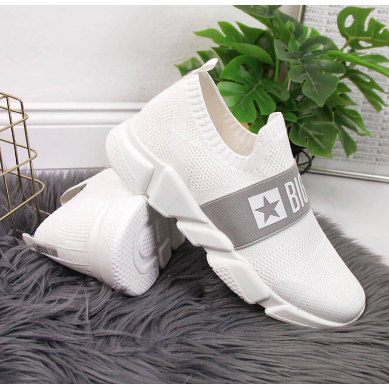 Chaussures de sport à enfiler Big Star W JJ274297 blanc 2