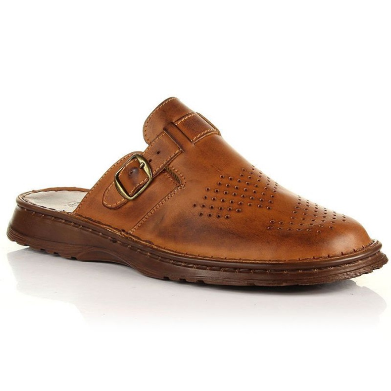 Chaussons confortables Łukbut M LUK 951B marron brun 1