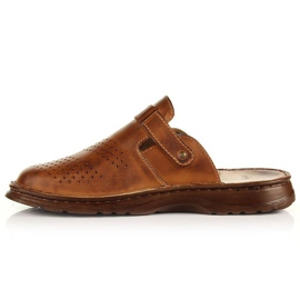 Chaussons confortables Łukbut M LUK 951B marron brun 2
