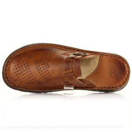 Chaussons confortables Łukbut M LUK 951B marron brun 3