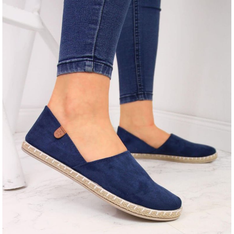Espadrilles à découpes News W EVE270C bleu marine 2