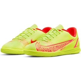 Nike Mercurial Vapor 14 Club Ic Jr CV0826 760 chaussures de football jaune vert 2