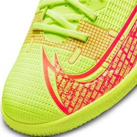 Nike Mercurial Vapor 14 Club Ic Jr CV0826 760 chaussures de football jaune vert 4