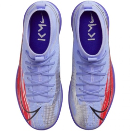 Nike Mercurial Superfly 8 Academy Ic Jr DB0931 506 chaussures de football rouge, violet roses et violets 1