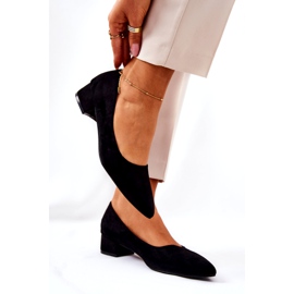 SEA Escarpins Classiques Femme Daim Noir Rheya 2