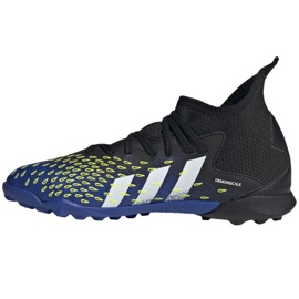 Chaussures de foot Adidas Predator Freak.3 Tf Jr FY0624 blanc, bleu marine, noir noir 1
