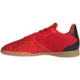 Chaussures de foot Adidas Predator Freak.4 In Jr FY6329 rouge oranges et rouges 1 Chaussures de foot Adidas Predator Freak.4 In Jr FY6329 rouge oranges et rouges 1