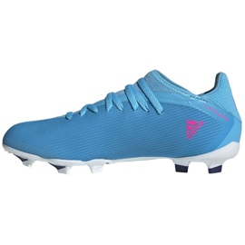 Chaussures Adidas X Speedflow.3 Fg Jr GW7486 bleu bleu 1