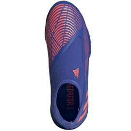 Adidas Predator Edge.3 Ll Tf J Jr GX2636 chaussures violet bleu 2