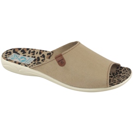 Chaussons Femme Daim Adanex Sara 27310 Beige 1