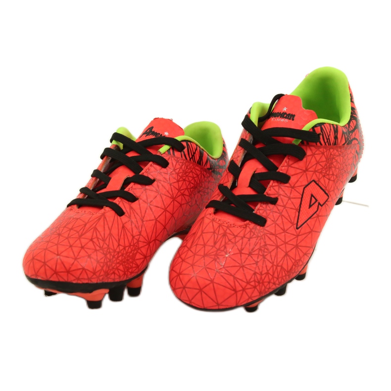 American Club Chaussures de sport pour hommes American 160701 orange noir 2