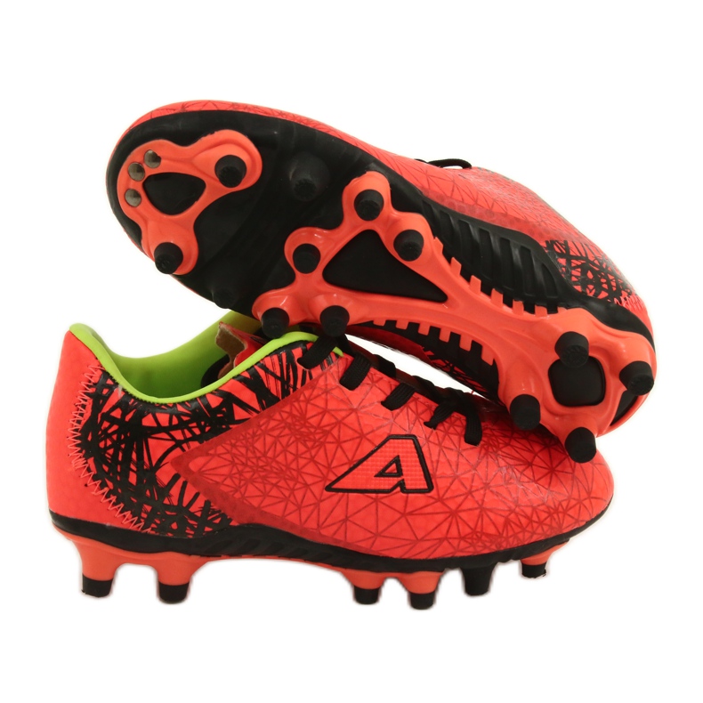 American Club Chaussures de sport pour hommes American 160701 orange le noir 5