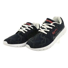 Softshell sport ADI Head 222 bleu marine blanc orange gris 2