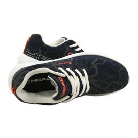 Softshell sport ADI Head 222 bleu marine blanche orange gris 4