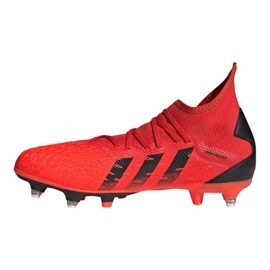 Chaussures de foot Adidas Predator Freak.3 Sg M FY6308 multicolore oranges et rouges 1
