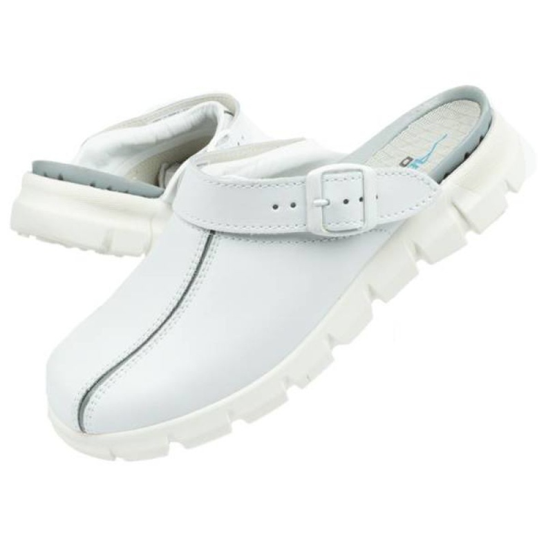 Sabots chaussures médicales Abeba 57310 blanche 1 Sabots chaussures médicales Abeba 57310 blanche 1