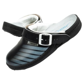 Chaussures médicales Abeba U 7212 chaussons noir 1