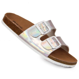 Chaussons à boucles Big Star W HH274895 argent 1 Chaussons à boucles Big Star W HH274895 argent 1