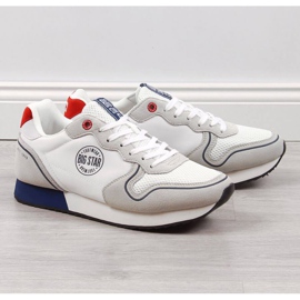 Big Star M JJ174141 chaussures de sport blanches gris 1