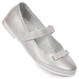 Ballerines de communion Kornecki Jr. 6493 argent 1