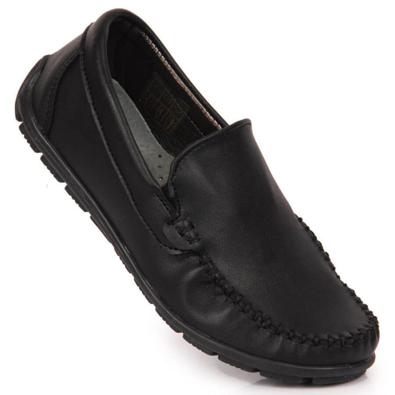 Mocassins noirs Kornecki Jr 6805 le noir 1
