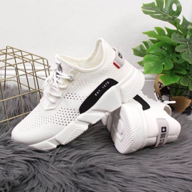 Chaussures de sport textile Big Star W JJ274271 blanc blanche 2 Chaussures de sport textile Big Star W JJ274271 blanc blanche 2