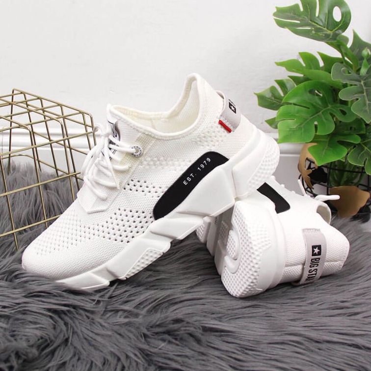 Chaussures de sport textile Big Star W JJ274271 blanc 2
