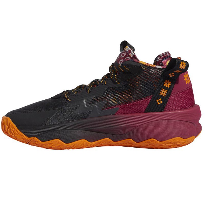 Chaussure de basketball Adidas Dame 8 Jr GW3862 multicolore noir 1