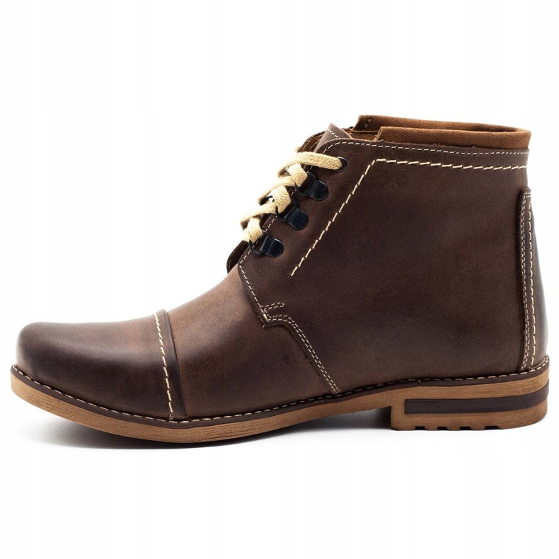 Olivier Bottes d'hiver pour hommes bottes de neige 120 marron brun 1
