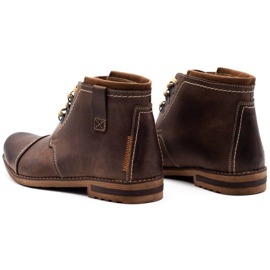 Olivier Bottes d'hiver pour hommes bottes de neige 120 marron brun 5