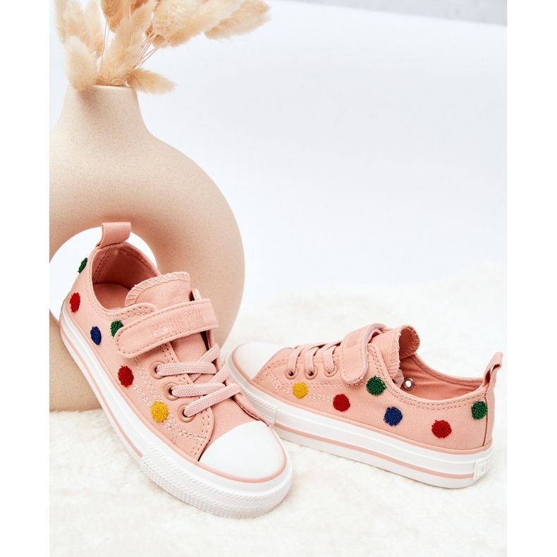 Baskets Enfant Avec Velcro Big Star JJ374054 Rose 2 Baskets Enfant Avec Velcro Big Star JJ374054 Rose 2