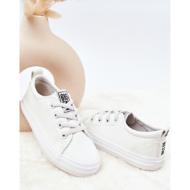 Baskets en cuir Big Star JJ374024 Blanc blanche 1