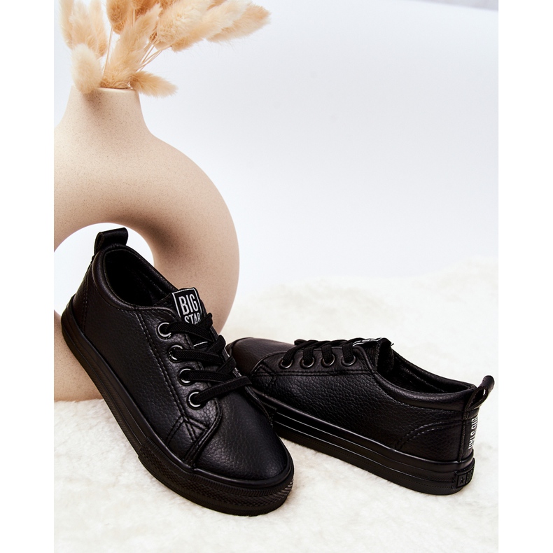 Baskets en Cuir Big Star JJ374025 Noir 2