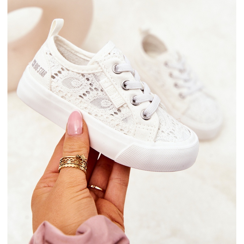 Baskets Ajourées Big Star JJ374134 Blanc blanche 1